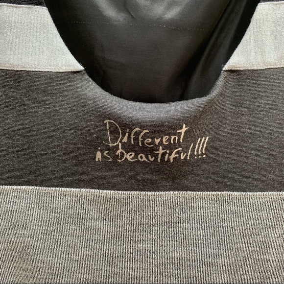 Desiqual black, silver, gray size XL dress. Fully lined with a low back - Picture 6 of 9